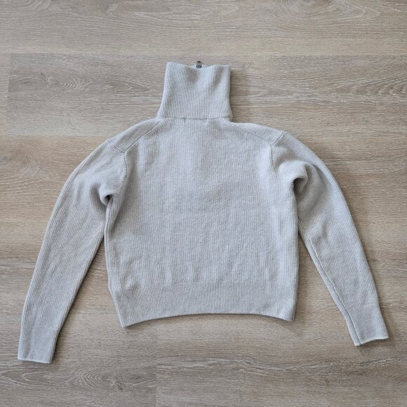 UNIQLO Premium Lambswool Half-Zip Long-Sleeve Knit Sweater Size Medium NWT - Picture 13 of 17